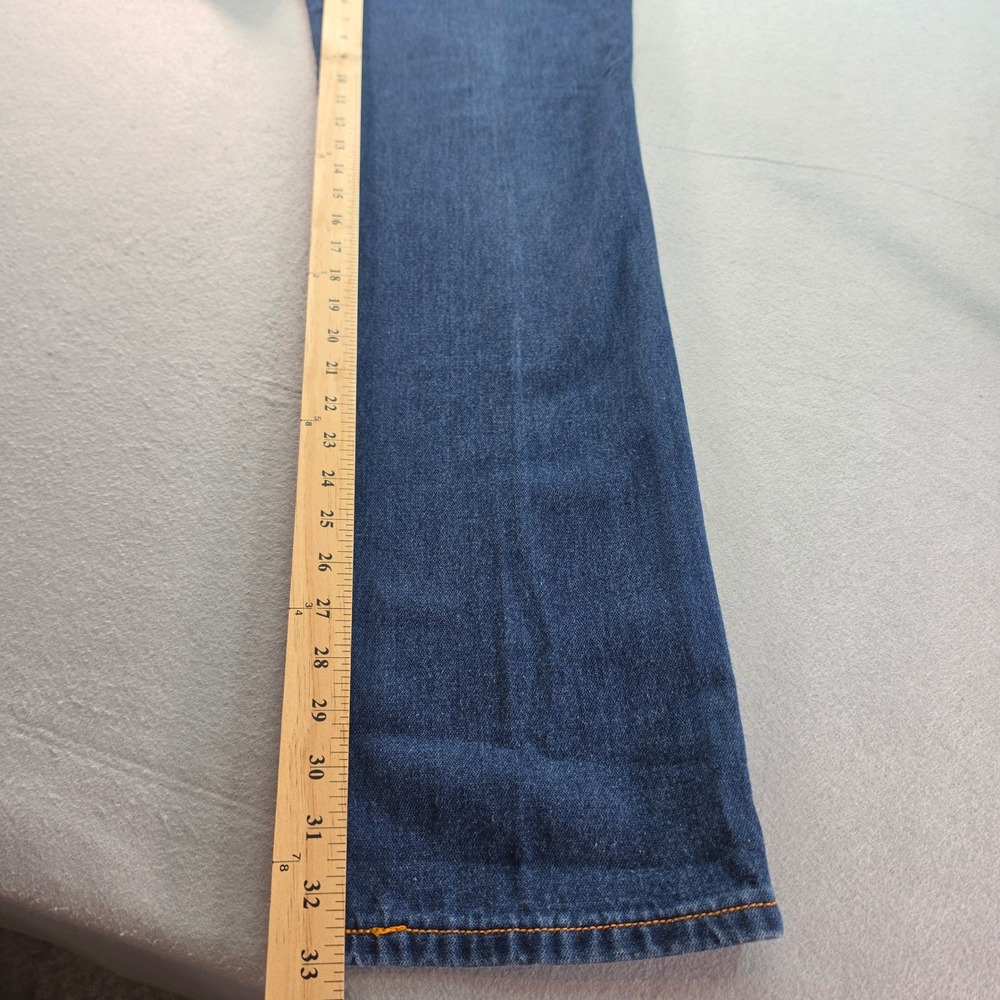 Gitano Vintage High Rise Mom Jeans 14 Long Tapered Indigo Retro Grunge 80s 90s - Picture 7 of 9